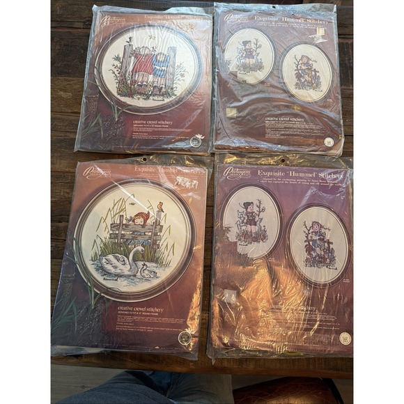 PARAGON Other - Exquisite "Hummel" Stitchery 4 New Patterns Never Opened Vintage!